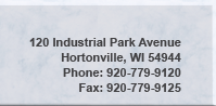 120 Industrial Ave Hortonville, WI 54944